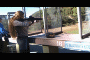 Sharlene comes along to a shooting range to shoot some tin cans with my an AR style carbine while wearing a cuffed pair of Wild Pair boots.